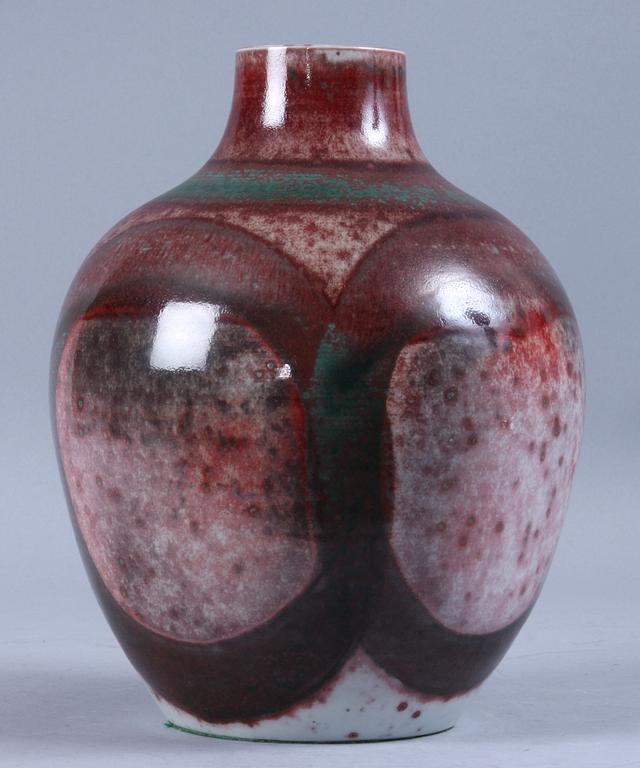 VAS, stengods, Carl-Harry Stålhane, Designhuset/Stålhanegruppen AB, Lidköping, sign, 1980-talets första hälft.