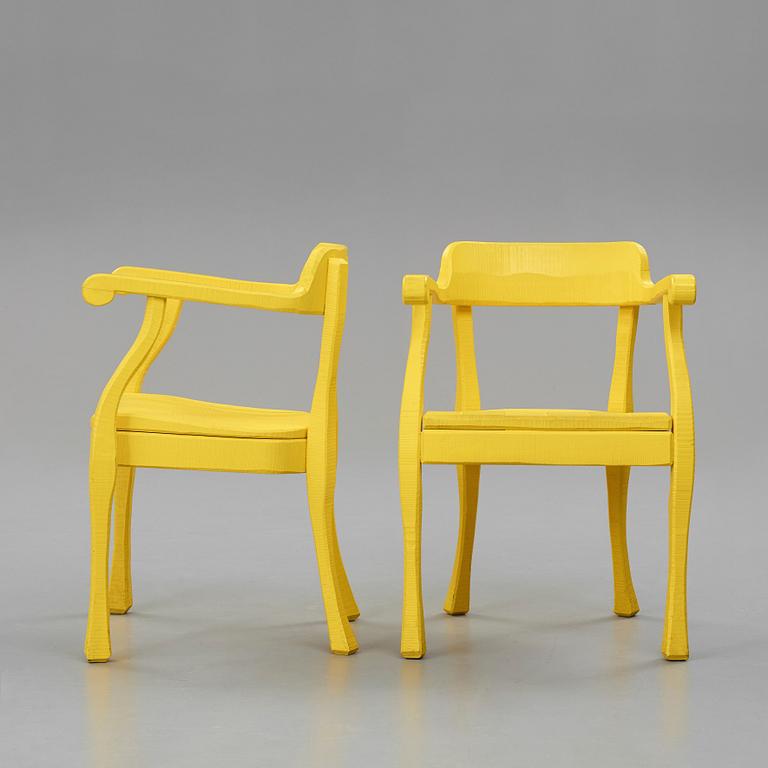 Jens Fager, a pair of "Raw" armchairs for Muuto post 2008.