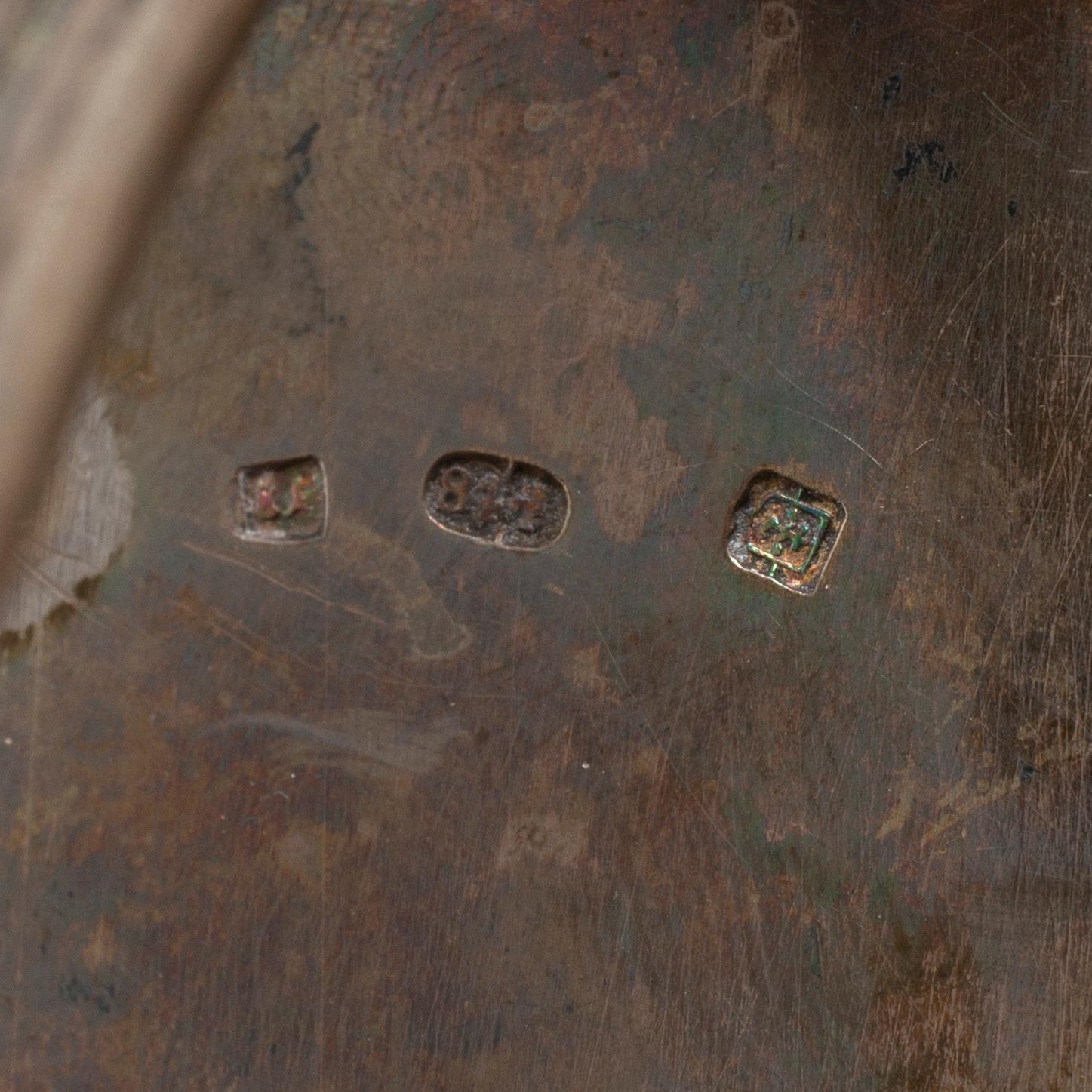 A Russian silver and enamel frame by a unknown master, 1896-1908.