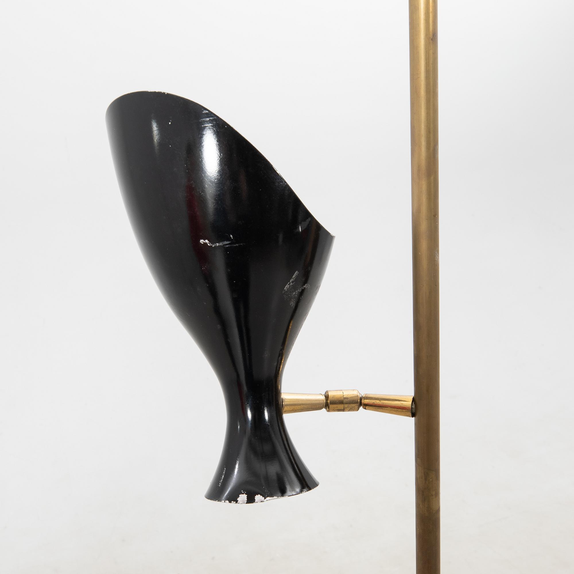 Golvlampa, 1900-talets mitt.