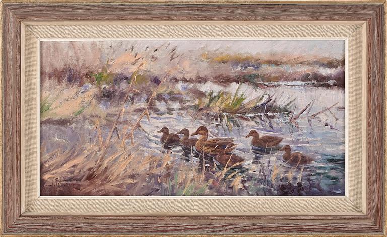 JOHANNES RAVN, olja på duk, sign o dat 63.