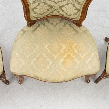 Stolar, tre stycken, Louis XV, Frankrike, 1700-tal.