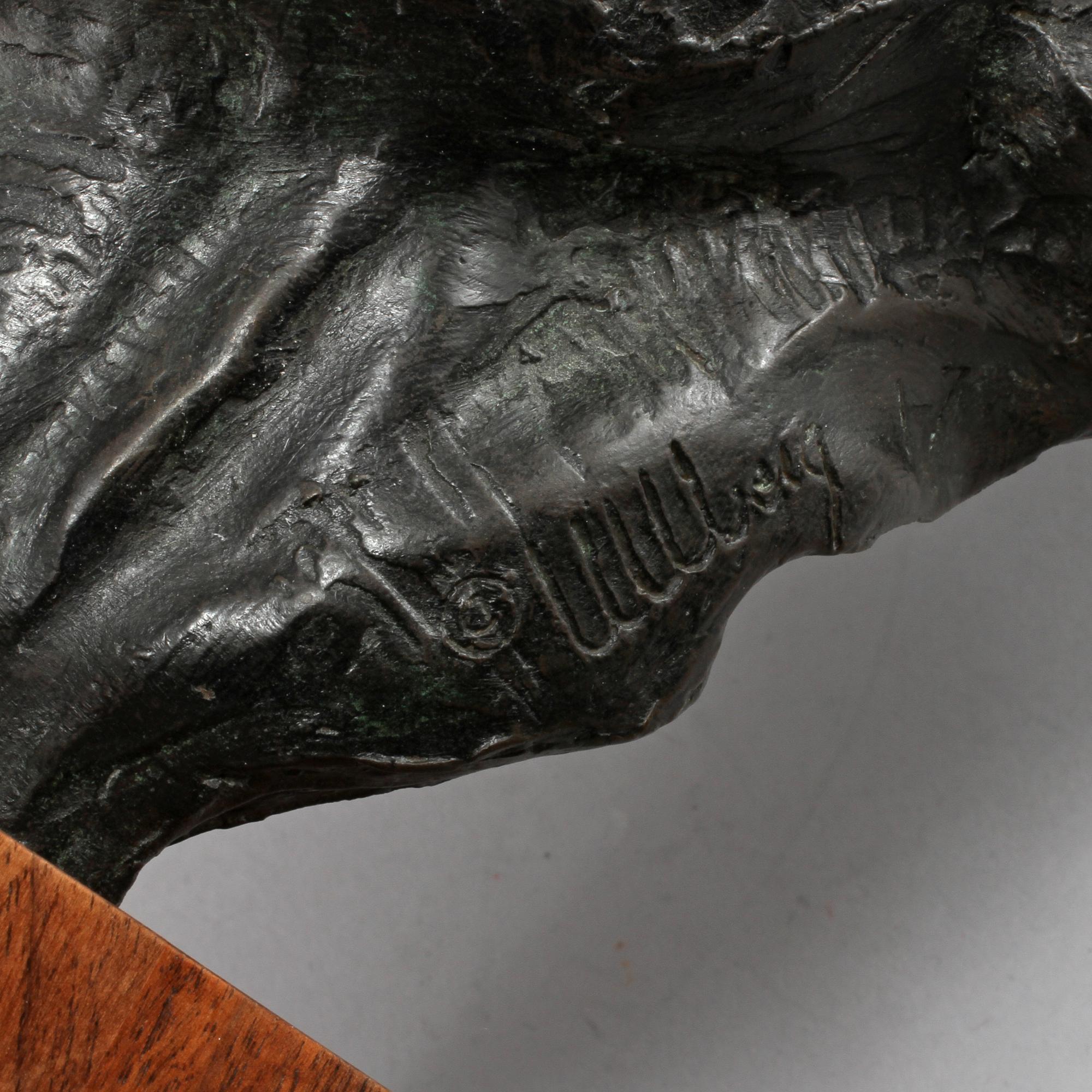 KENT ULLBERG, skulptur, brons, signerad.