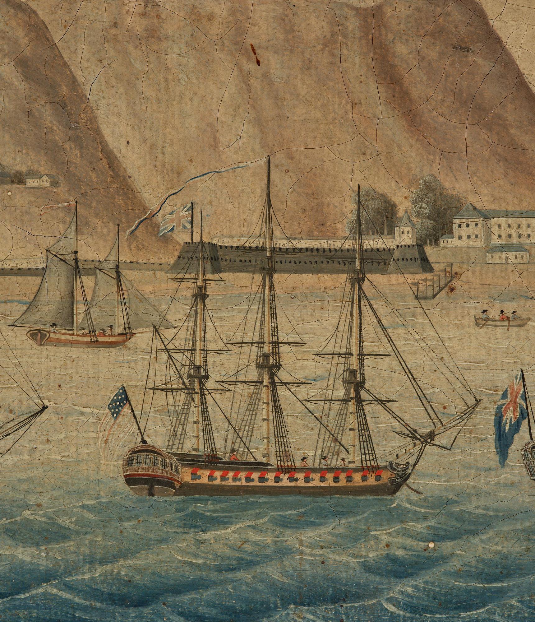 "Table Mountain", Kina, omkring 1800.