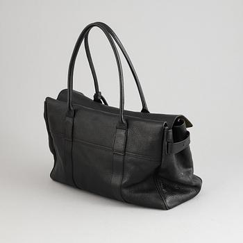 Mulberry, a black leather 'Bayswater' handbag.