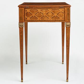 A Gustavian dressing table by Gottlieb Iwersson ca 1780 (master in Stockholm 1778-1813), not signed.