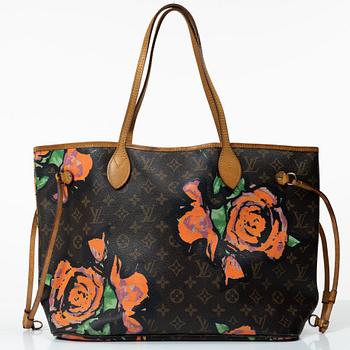 Stephen Sprouse for Louis Vuitton, 'Neverfull Roses' bag, 2009.