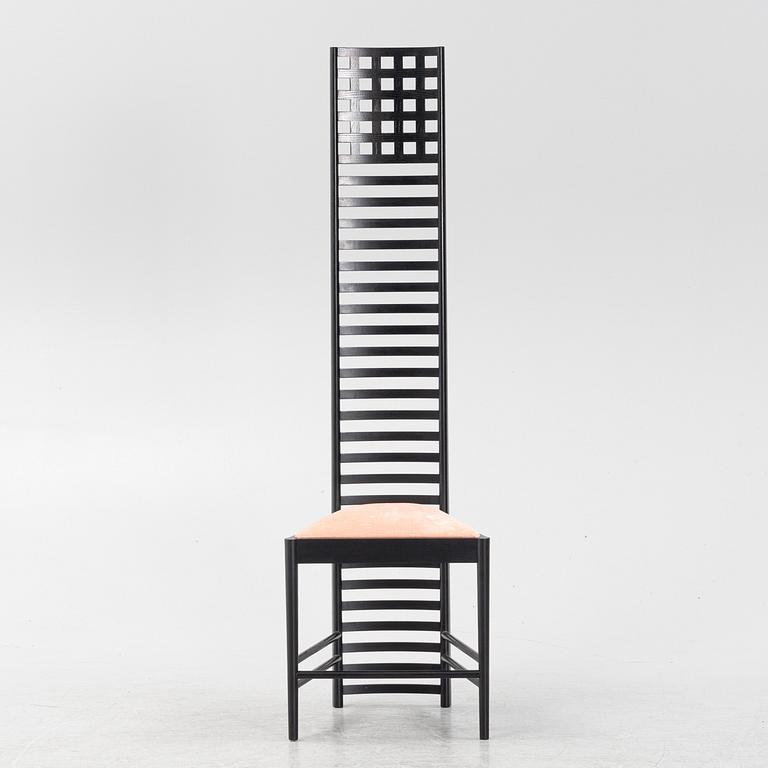 Charles Rennie Mackintosh, chair, model 292 "Hill House Chair", Cassina.