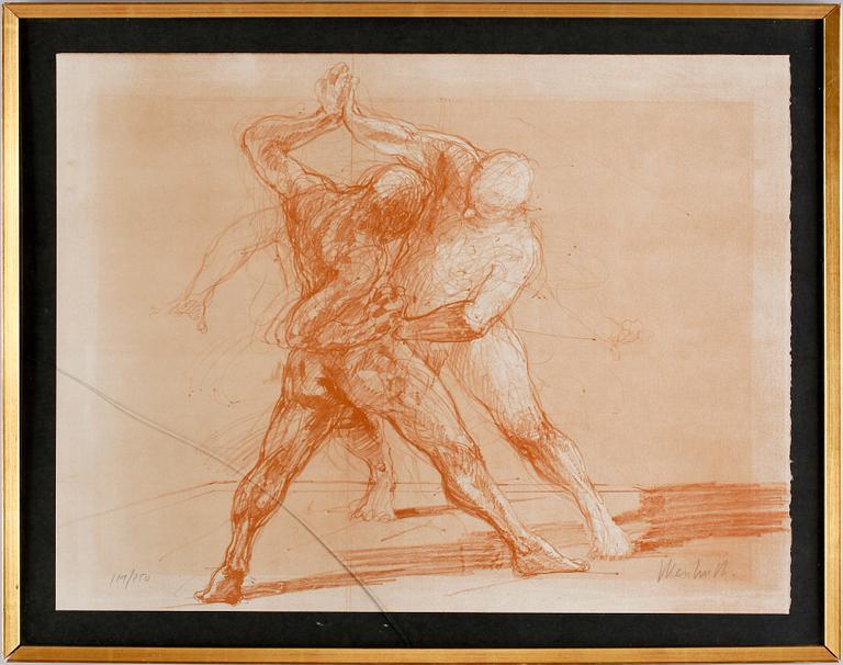 CLAUDE WEISBUCH, litografier, 5 st, sign o numr 119/250.