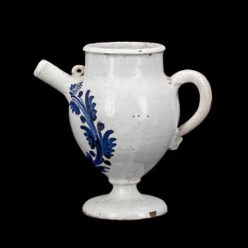 APOTEKSKÄRL, fajans, troligen 1700-talets mitt.