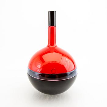 A 1990 "Vire" Timo Sarpaneva decanter with stopper for Venini, Italy.
