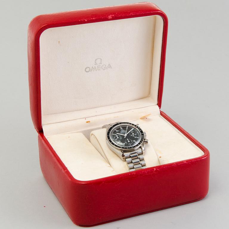 OMEGA, Speedmaster, Reduced, chronograph, wristwatch, 39 mm.