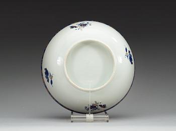 BÅLSKÅL, kompaniporslin. Qing dynastin, sent 1700-tal.