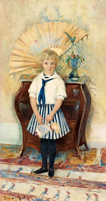 Allan Österlind, Girl in sailor blouse.