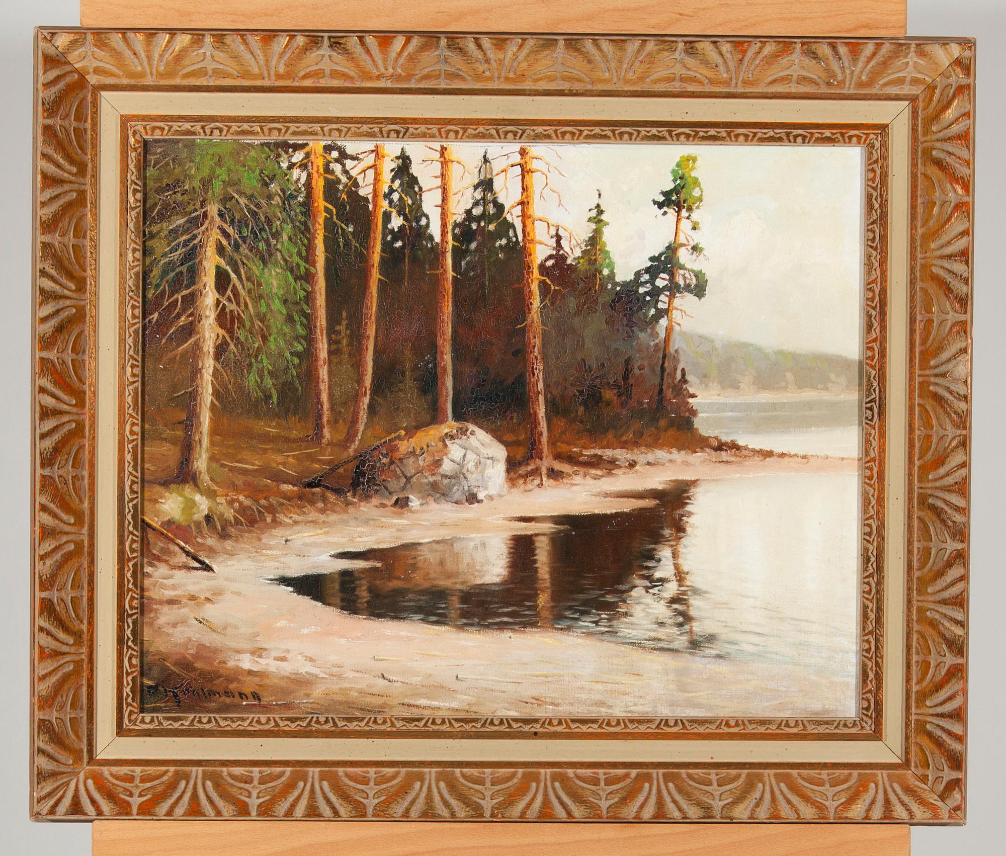 EINAR KOHLMAN, olja på duk, signerad.