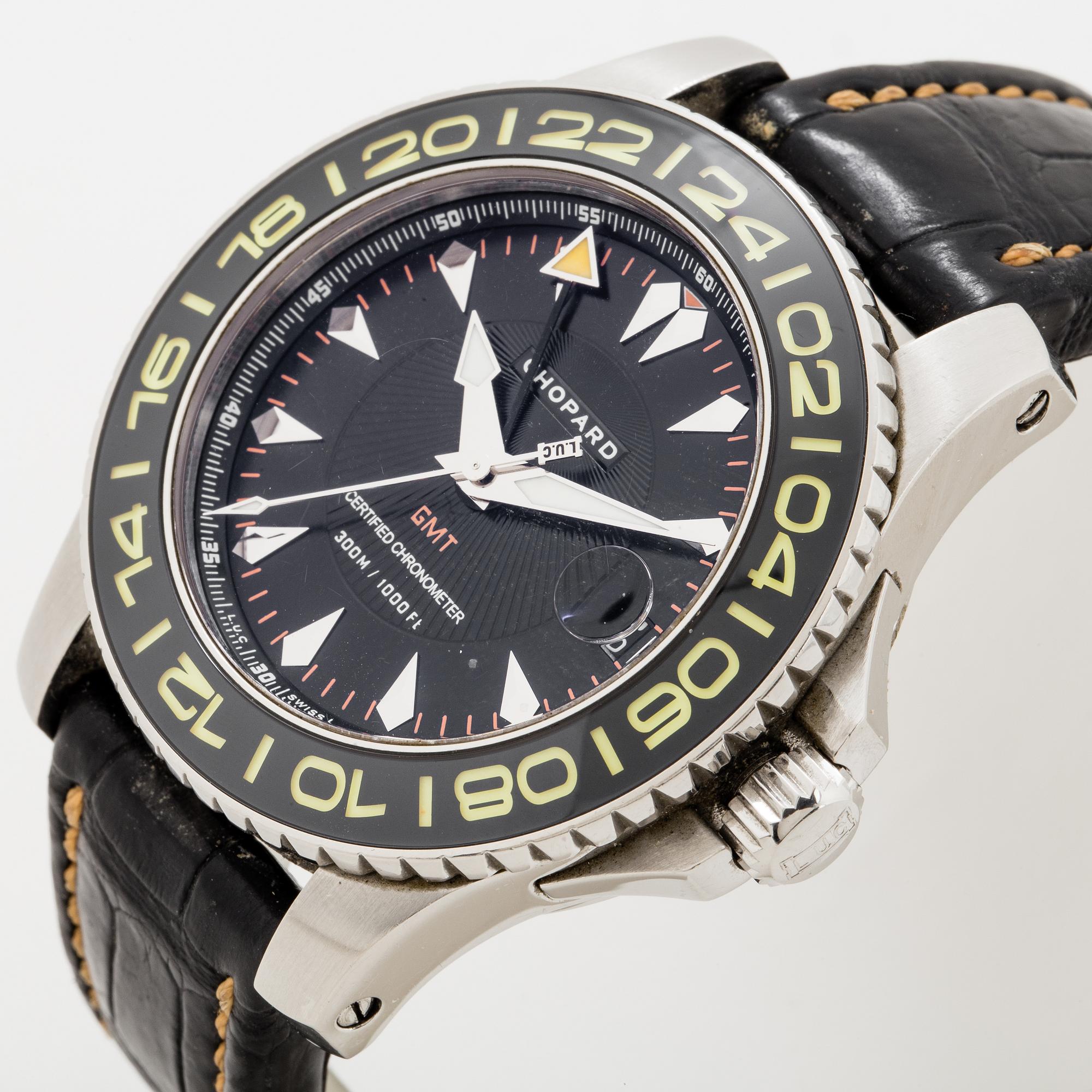 Chopard L.U.C Pro One GMT wristwatch 42 mm. Bukowskis