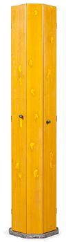 937. A Rolf Hanson yellow painted cabinet, "Pelare" (pillar), Källemo, Sweden, 2000.