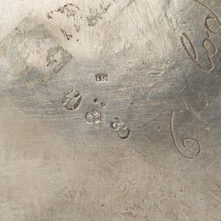 Jöns Granbom, kaffekanna, silver, Stockholm 1785. Gustaviansk.