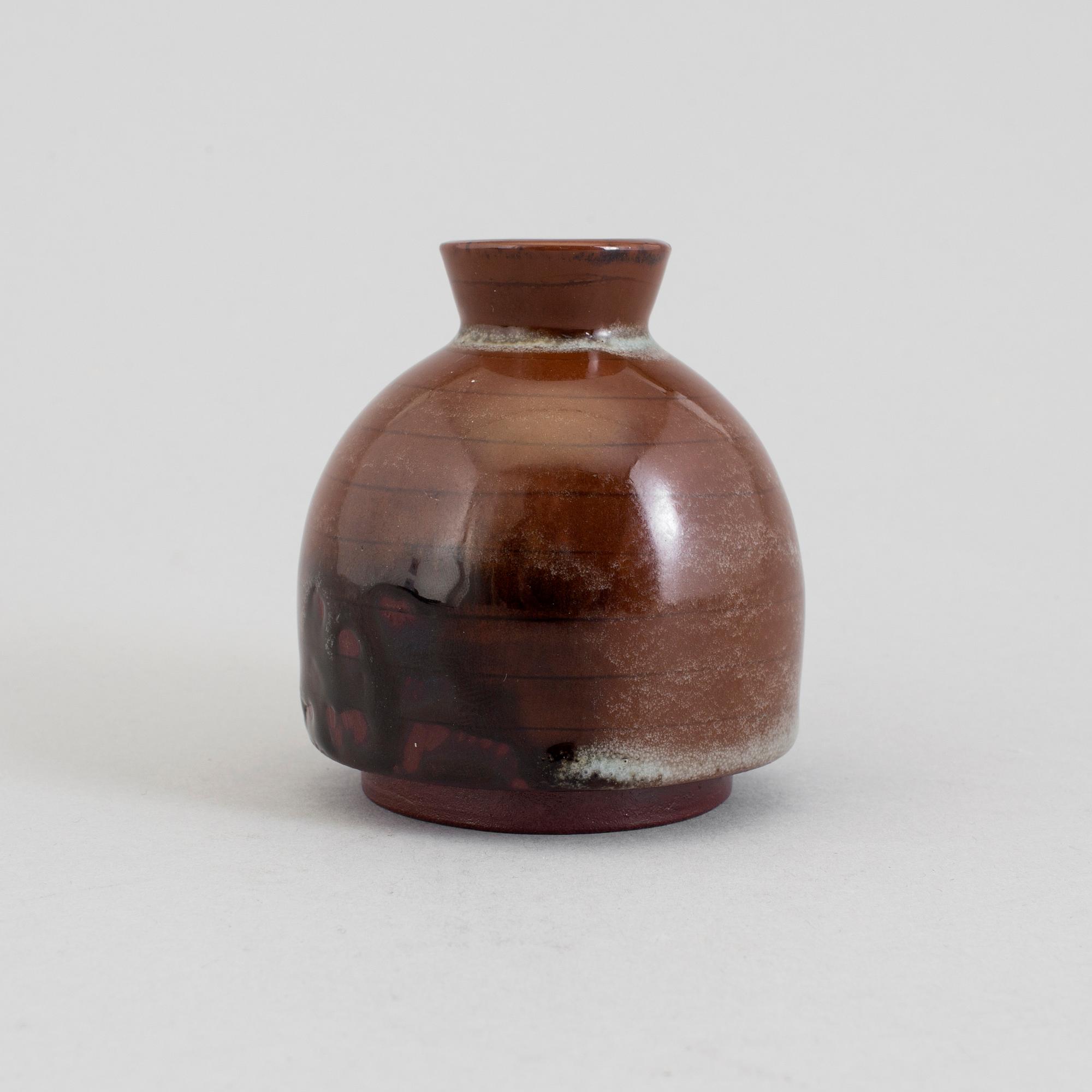 WILHELM KÅGE, a 'Farsta' stoneware vase from Gustavsberg studio.