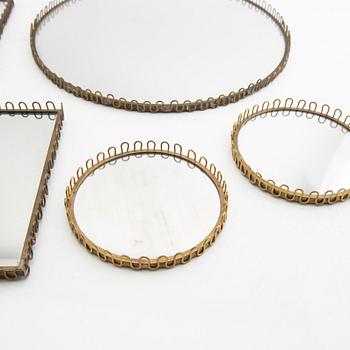 Table plateau 5 pcs Swedish Modern mid-20th century.