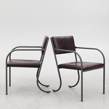 Jonas Bohlin, a pair of 'Skeppsholmen' armchairs, Jonas Bohlin Design AB.