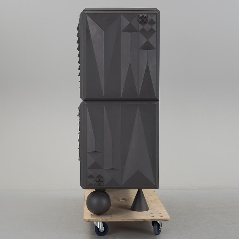 A “Tout va bien Cabinet Black” cabinet by Antoine et Manuel, BD Barcelona.