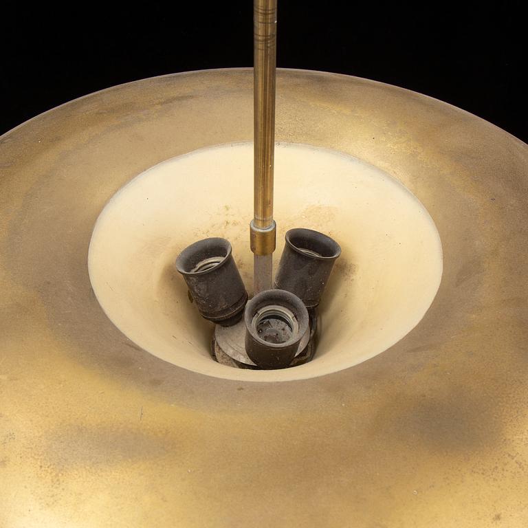 HARALD ELOF NOTINI, a model 11555 ceiling light, Böhlmarks, 1940's.
