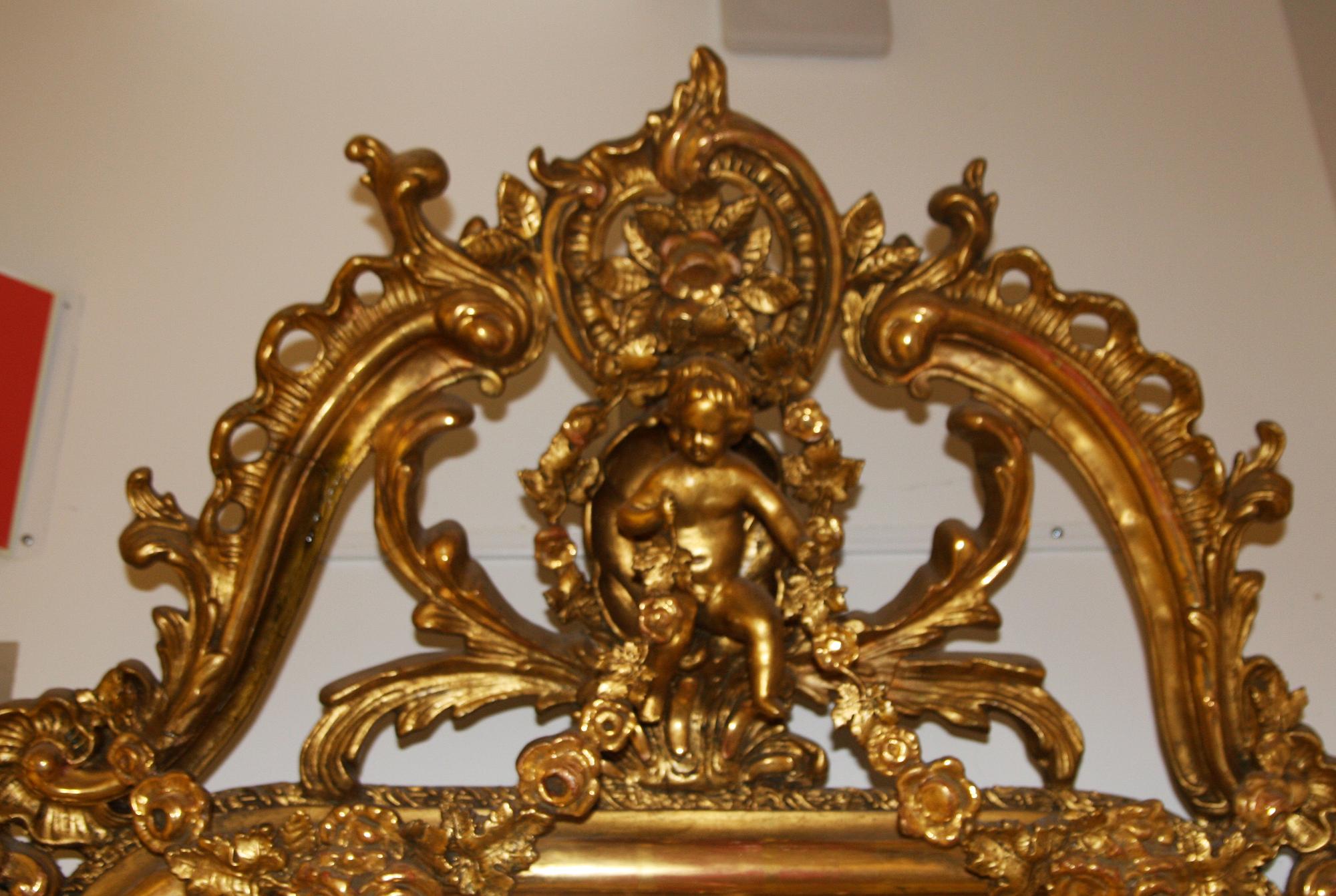 SPEGEL, nyrokoko. 1800-talets andra hälft.