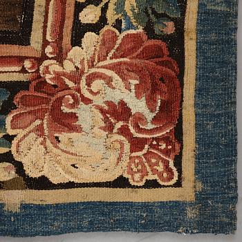 A Manufacture Royale d’Aubusson, 'entre-fenêtre' tapestry, ca 296 x 129,5 cm.