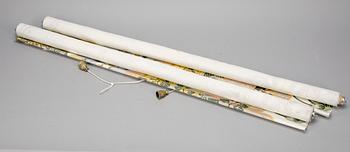 RULLGARDINER, ett par, "Anakreon", Josef Frank, Svenskt Tenn.