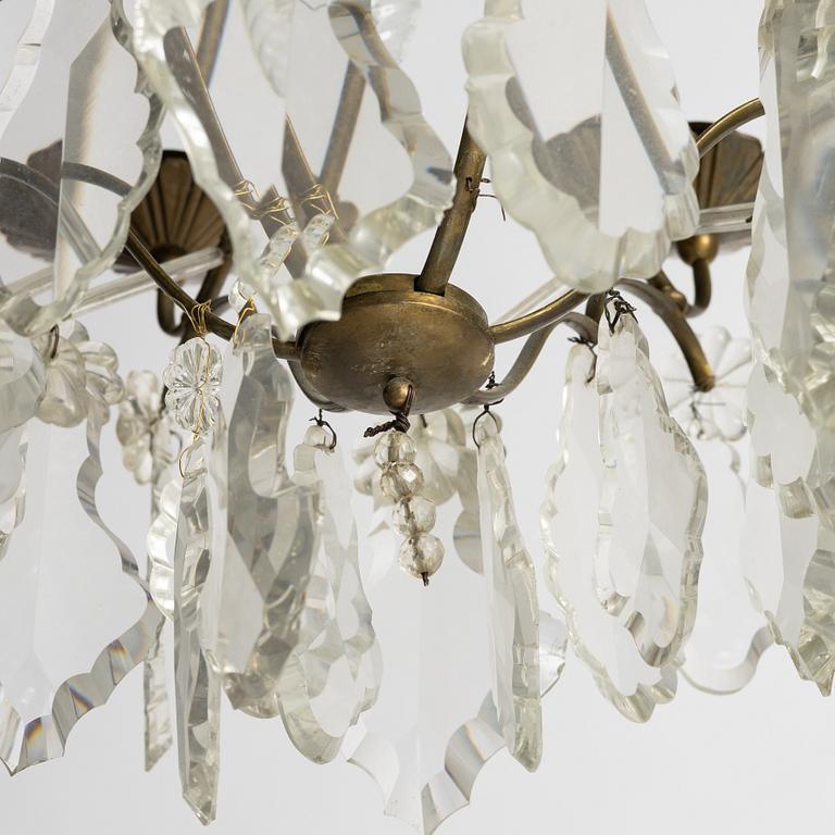 Chandelier, Rococo style, early 20th century.