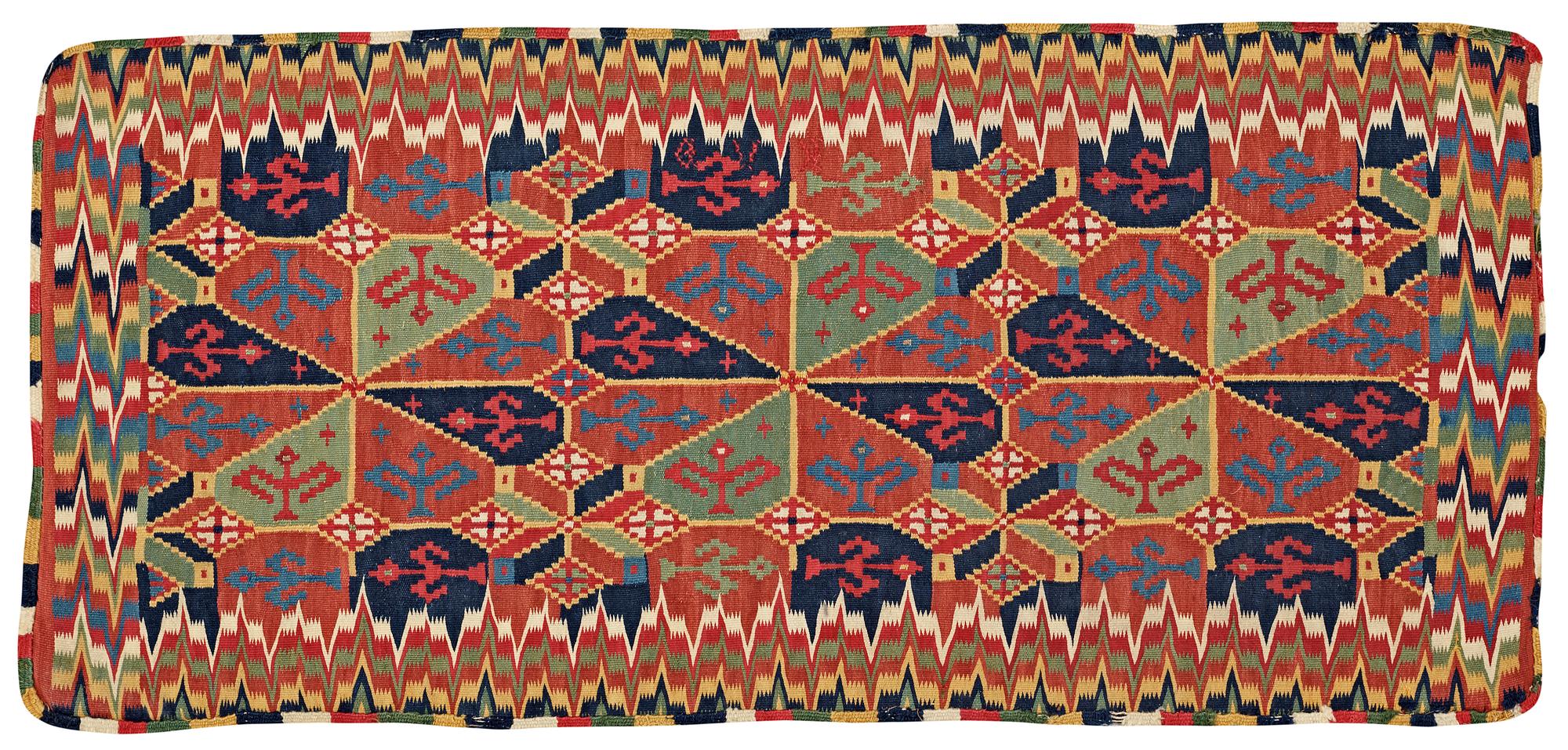 ÅKDYNA (agedyna). Rölakan. 49 x 106 cm. Skåne 1800-talets förra hälft.