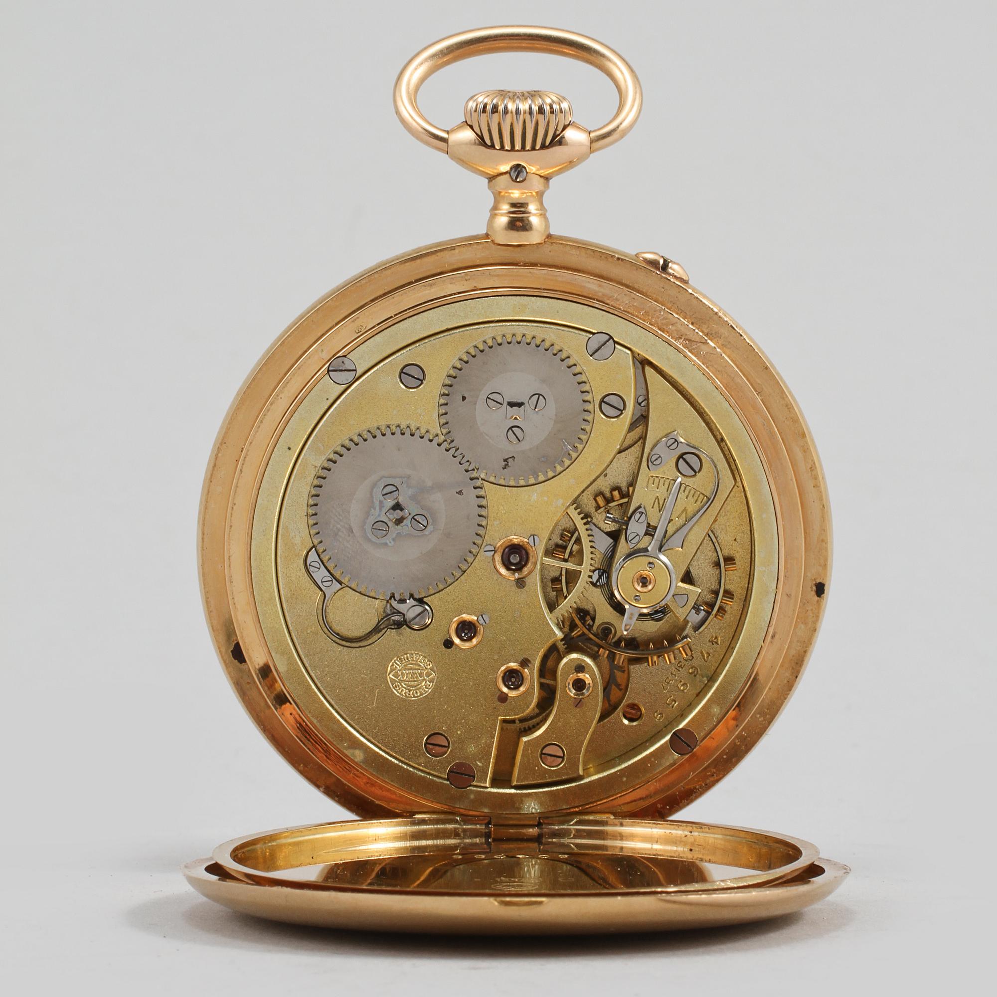 FICKUR, 18K guld, International Watch Company, Schaffhausen, ca 1910.