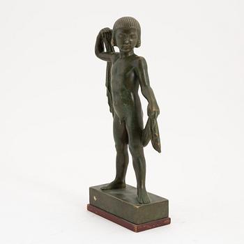 Olof Ahlberg, sculpture. Signed and dated 1933. Foundry mark. Total height 30.5 cm.