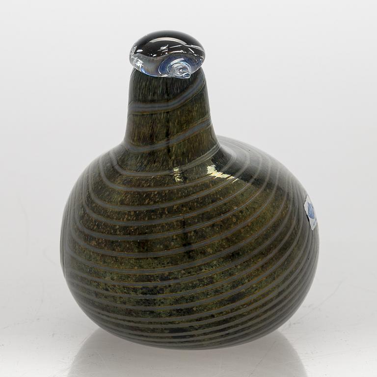 Oiva Toikka, konstglas, 2 st, signerade Oiva Toikka Nuutajärvi Notsjö.