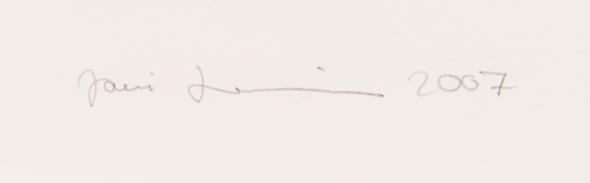Jani Leinonen, lithograph, signed and dated 2007, numbered 21/90.