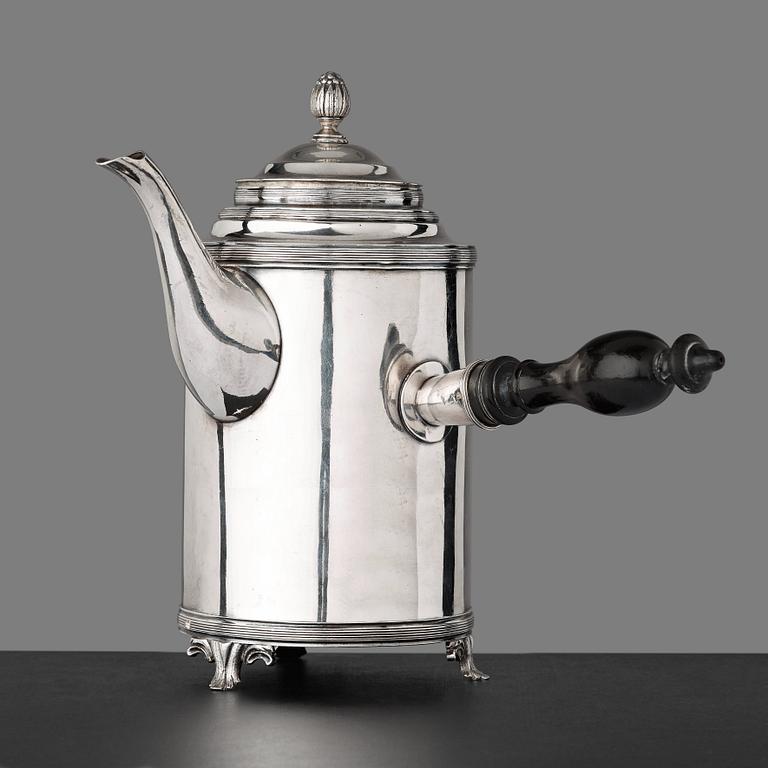 A Gustavian late 18th century coffee pot.