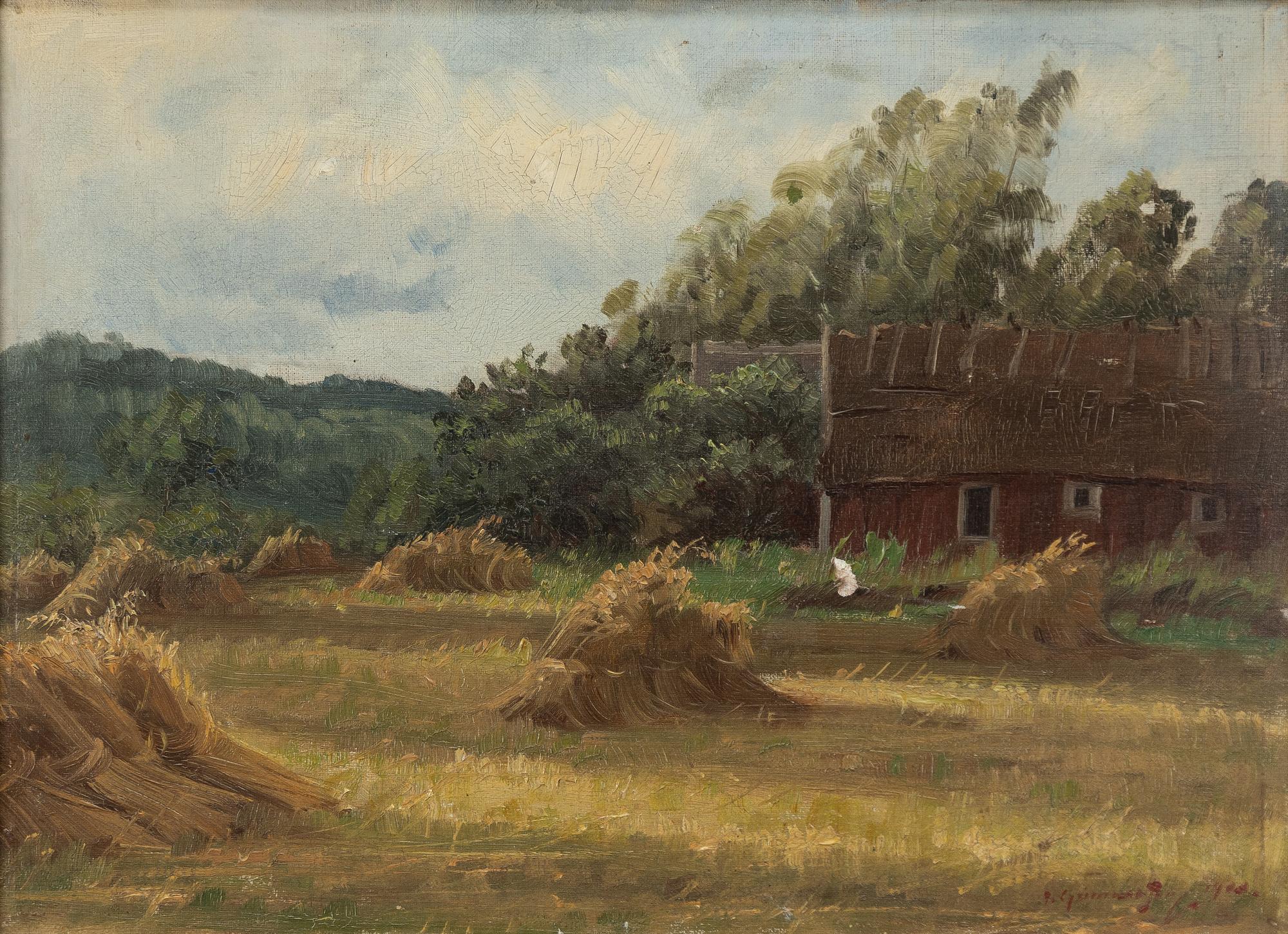 Per Gummeson, Skåne summer landscape.