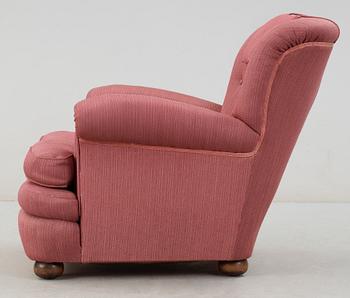 A Josef Frank easy chair for Svenskt Tenn, model 336.