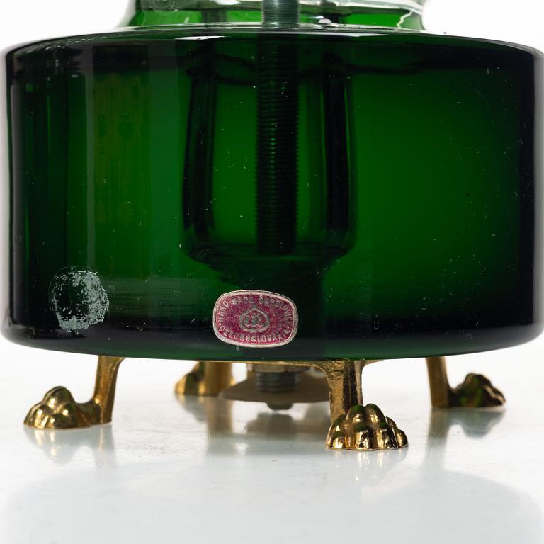 A pair of table lamps, Bohemia, Czechoslovakia, second half of the 20th century.