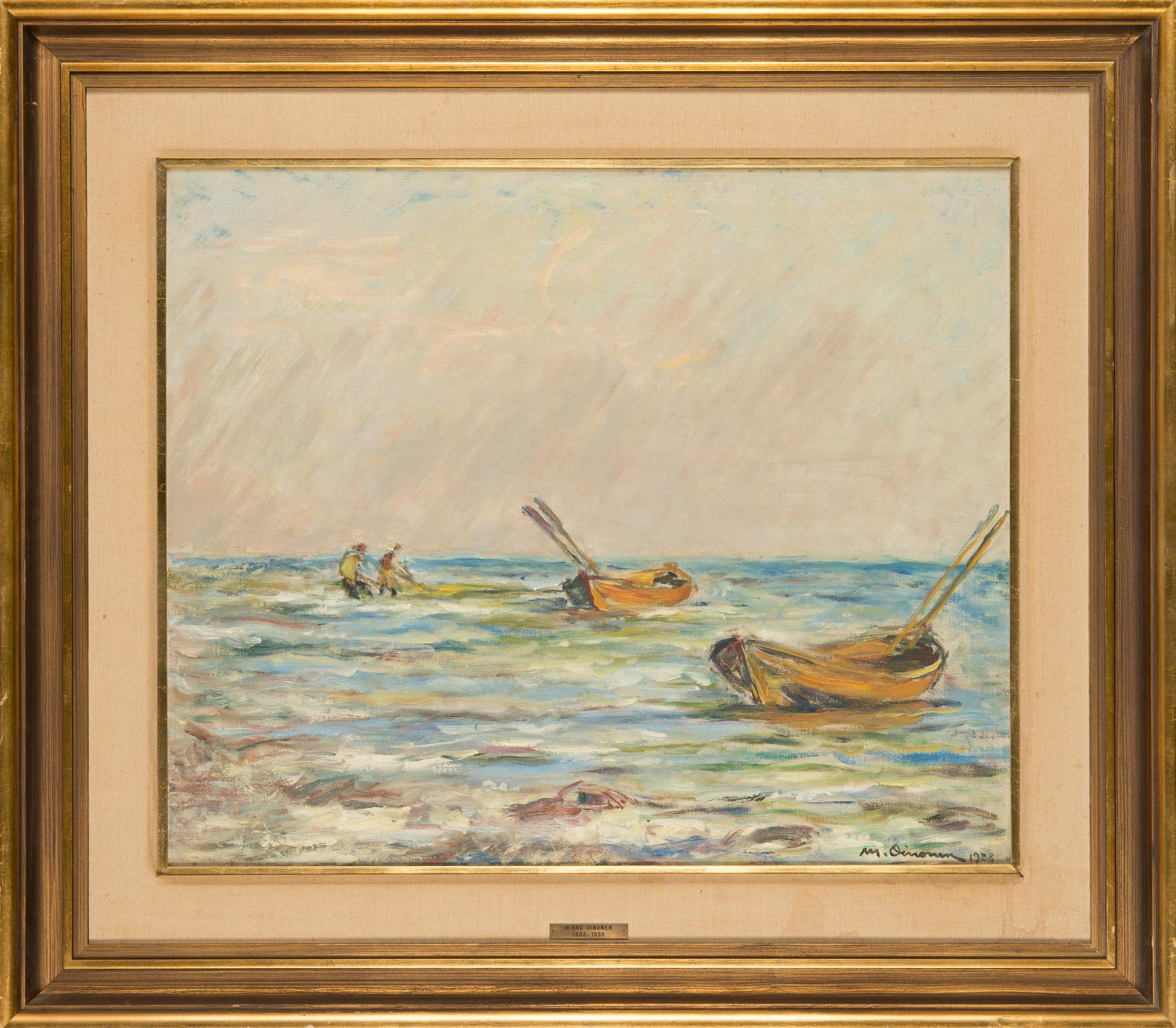 Mikko Oinonen, oil on canvas, signed and dated 1938.