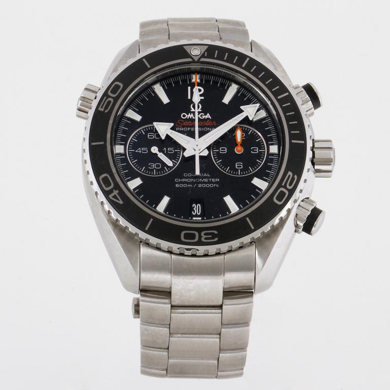 OMEGA, Seamaster Professional (600m/2000ft), Planet Ocean, armbandsur, 46 mm, kronograf.