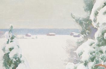 Pekka Halonen, Snow-laden pines.