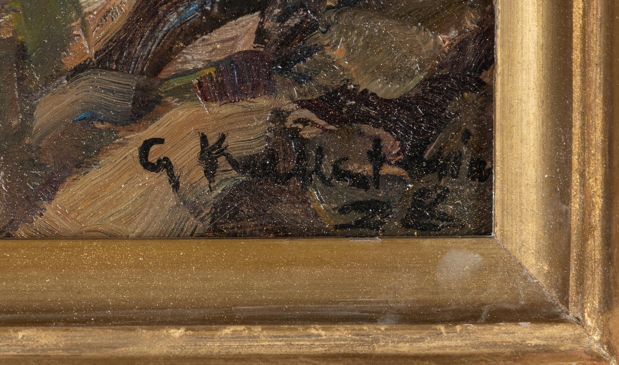 Gottfrid Kallstenius, Djupsundet, solnedgång.