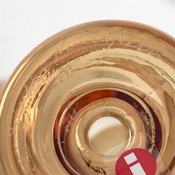 Oiva Toikka, glasfåglar, "Ursula" och "Waldemar", signerade O. Toikka Nuutajärvi .