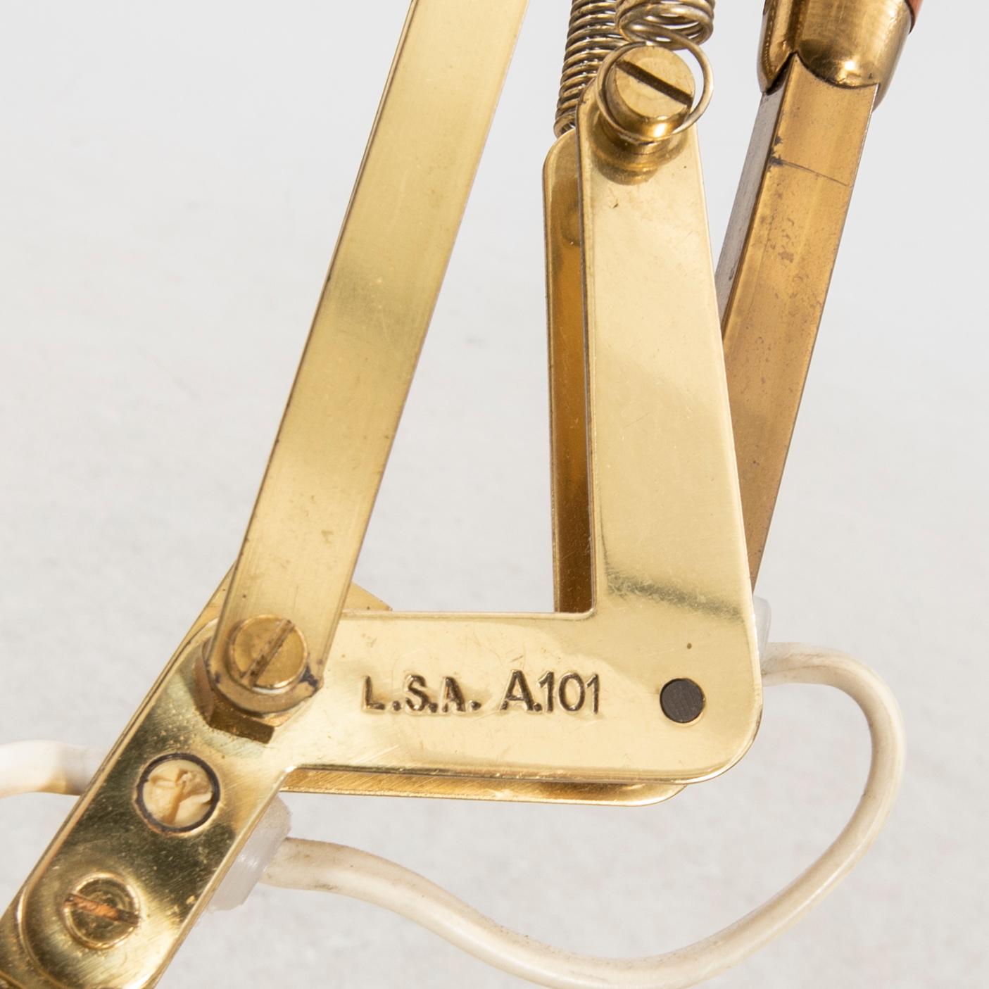 Desk lamp, model A 101 for LYX LSA, mid 20th century.
