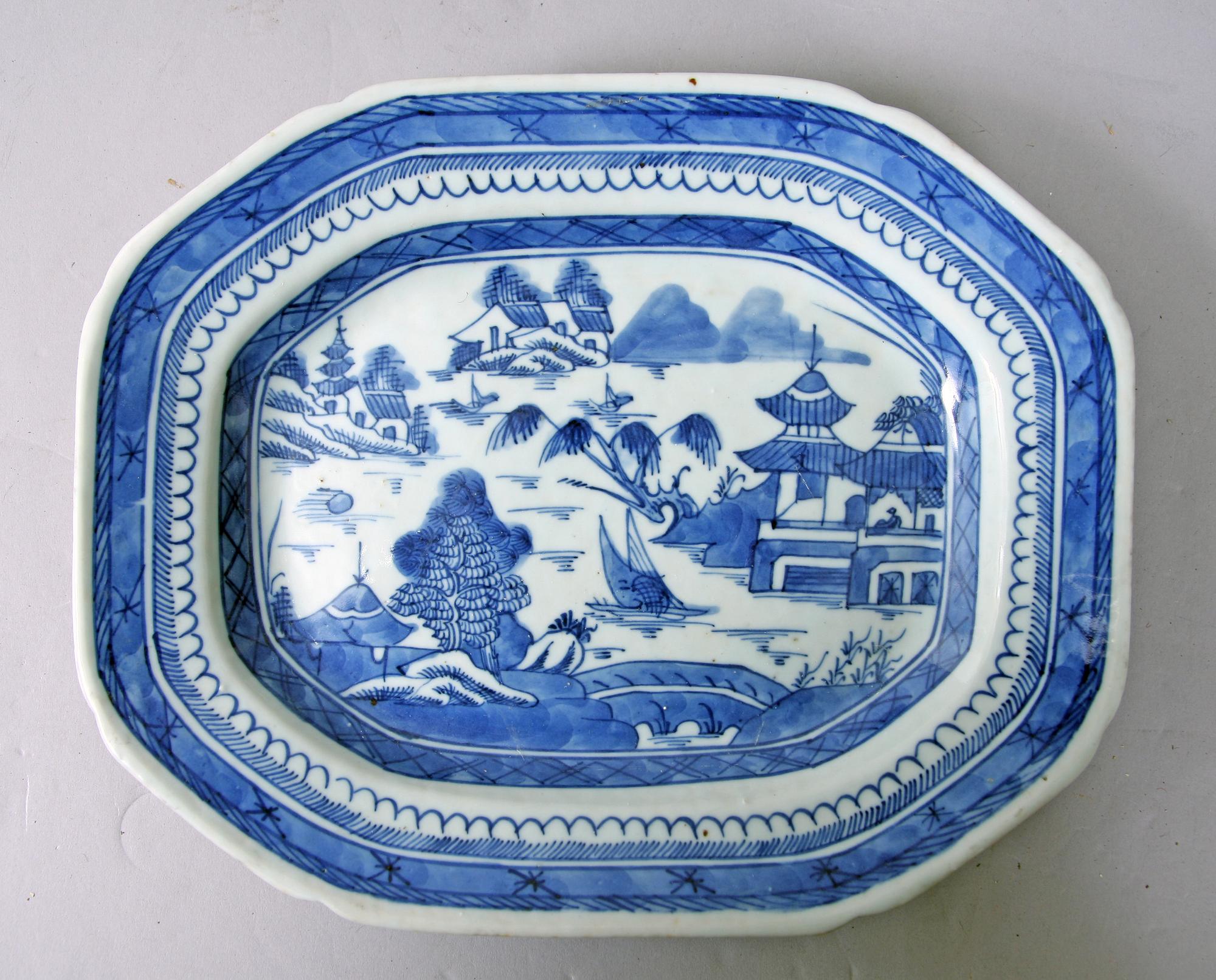 PARTI PORSLIN, 4 delar, Kina, 1800 samt 1900-tal.