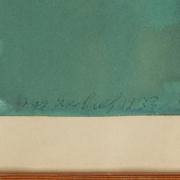 VLADIMIR IGOREVICH YAKOVLEV, gouache, signed and dated 1973.