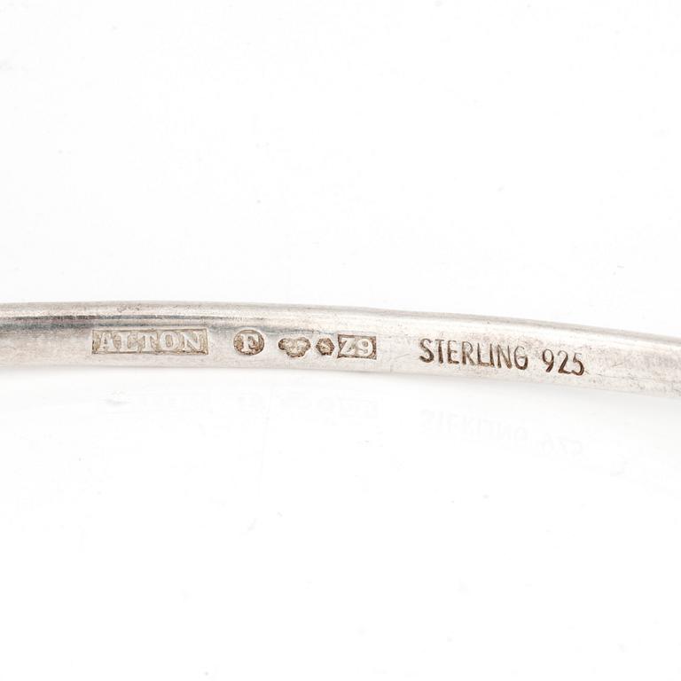 HALSRING, sterlingsilver samt bergskristall, Alton, 1974. Tot vikt ca 40,8 gram.