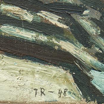 Torsten Renqvist, Vinterlandskap.